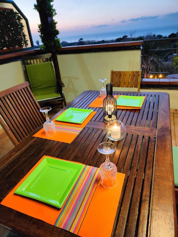 "Appartamento Del Mare Gliaca" Con Vista Isole Eolie,Ampia Terrazza,Wifi E Parcheggio Privato Gratuito بيراينو المظهر الخارجي الصورة